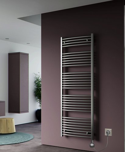 XIMAX Handtuchwärmer »C2«, Anschluss: elektrisch, Typ 5 - silberfarben