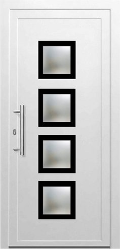 KNOCK Kunststoff-Haustür »HERA«, weiß - weiss