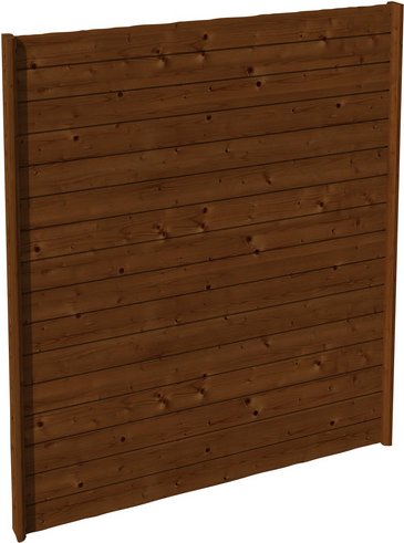 SKANHOLZ Seitenwand, Breite: 141 cm, nussbaum