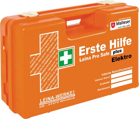 LEINA-WERKE Erste-Hilfe-Koffer »Pro Safe plus«, BxL: 40 x 15 cm, orange