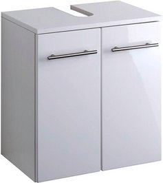 HELD MÖBEL Waschbeckenunterschrank »Parma«, BxHxT: 50 x 53 x 34 cm, weiß - weiss