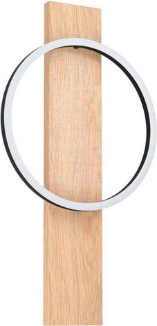 EGLO Wand-/Deckenleuchte »BOYAL«, stahl, holz, 3000K - braun