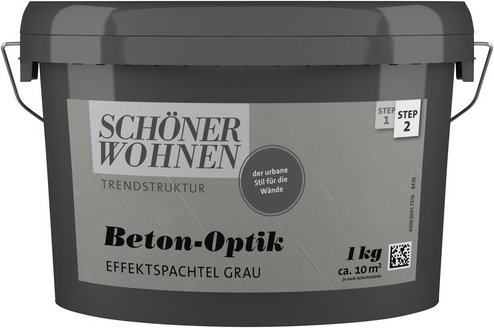 Thumbnail - SCHÖNER WOHNEN FARBE Effektspachtel »Trendstruktur«, in Beton-Optik, grau