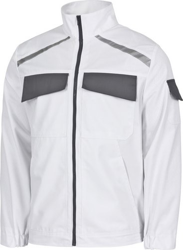 safety and more Arbeitsjacke »EXTREME«, weiß/grau, Polyester/Baumwolle, Gr. XXXL - weiss