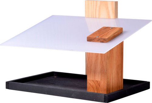 DOBAR Vogelhaus »Futura I«, für die Wandmontage - weiss