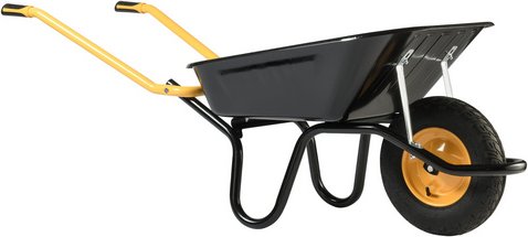 Hæmmerlin Schubkarre »Aktiv«, metall, , 100 l - schwarz