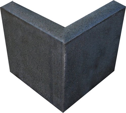 EHL Rasenkantenecke, BxHxL: 5 x 25 x 25 cm, Beton - grau