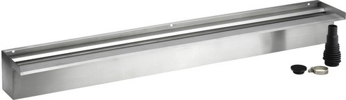 OASE Wasserfall »90«, (BxH): 10 x 12,6 cm, edelstahlfarben - silberfarben