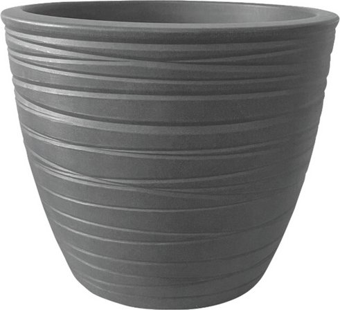 Thumbnail - SIENA GARDEN Pflanzgefäß »Andorra«, Kunststoff, witterungsbeständig - grau