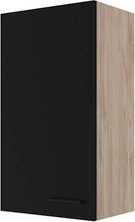 Flex-Well Hängeschrank »Capri«, BxHxT: 50 x 89 x 32 cm, Front mit Antifingerprint-Effekt - schwarz