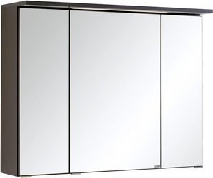 HELD MÖBEL 3D-Spiegelschrank »Bologna«, BxHxT: 80 x 66 x 20 cm - grau