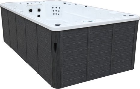 Nordstrom Whirlpool »Nordstrøm Vansjø«, 420 x 230 cm - schwarz | weiss