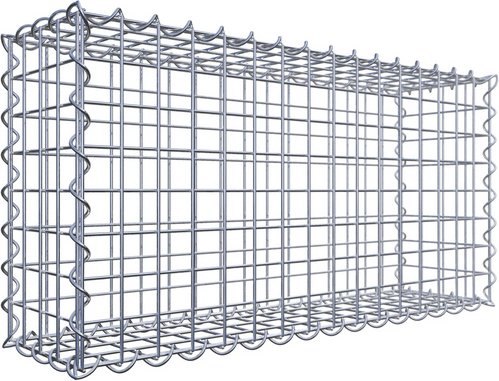 Gabiona Spiralgabione, LxHxT: 80 x 40 x 20 cm - silberfarben