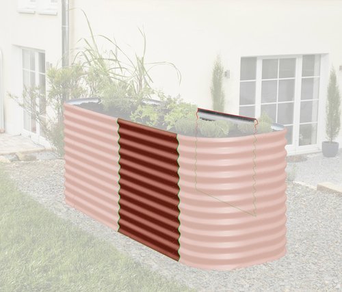 Thumbnail - VITAVIA Hochbeeterweiterung »Vita 858«, BxH: 80 x 86 cm, Zincalume® - gruen