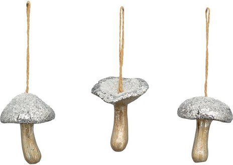 Flowerbox Dekofigur - silberfarben | weiss