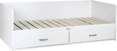 PHOENIX Tagesbett »Miami«, BxHxL: 95 x 70 x 204,2 cm, Holz/Metall/Kunststoff/Mitteldichte Faserplatte (MDF) - weiss