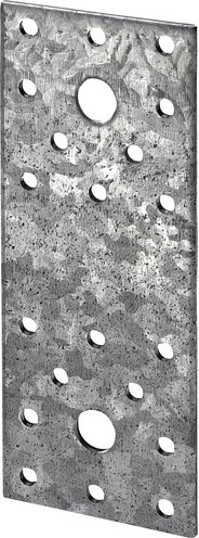 CONNEX Flachverbinder, Zink, silberfarben, 25 Stück