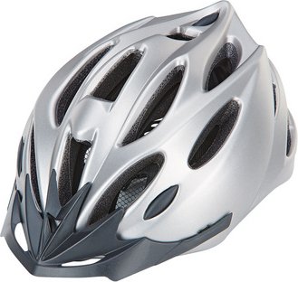 Thumbnail - PROPHETE Fahrradhelm, Inmold, Größe: 58-61 cm, silber-grau