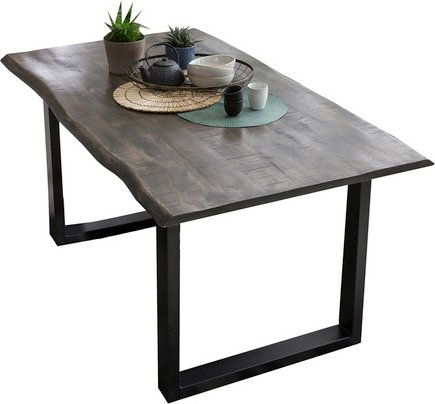 SIT Tisch »TABLES & CO«, HxT: 78 x 85 cm, Holz - grau | schwarz