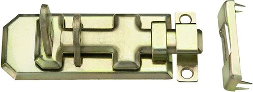 CONNEX Sicherheits-Schlossriegel (BxL): 45 x 120 mm, stahl - gelb