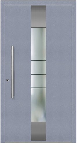 KNOCK Aluminium-Haustür »Terra Nova«, grau