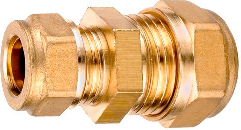 WELLWATER Verschraubung, Messing - goldfarben