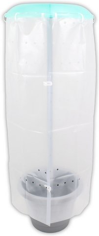 Thumbnail - KHW Tomatenhut, Polypropylen (PP), grau/grün, Höhe: 120 cm