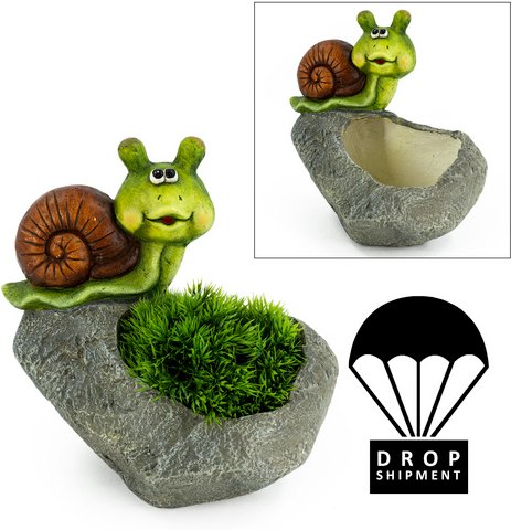 NOOR living Pflanzschale, Breite: 17 cm, graugrün, Magnesium