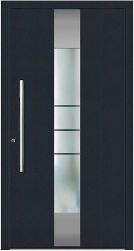KNOCK Aluminium-Haustür »Terra Nova«, anthrazit - grau