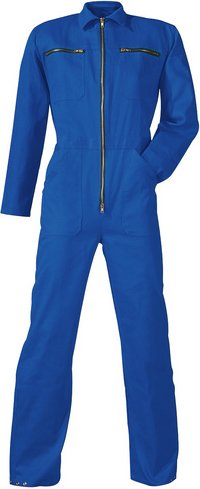 WILLAX Maler-Overall, Baumwolle - blau - Größe XXL