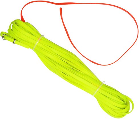 HEIM Hundeleine »Modern Art«, Größe: 20 m, Biothane, orange/neongelb