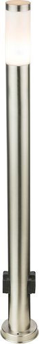 GLOBO LIGHTING Außenleuchte »BOSTON«, Edelstahl, 9 W, inkl. Leuchtmittel - silberfarben