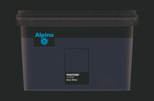ALPINA Wandfarbe »PANTONE«, Bone White, matt, 2,5 l - weiss