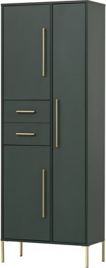 SCHILDMEYER Hochschrank »Kent«, BxHxT: 67,1 x 184,3 x 33,1 cm - gruen