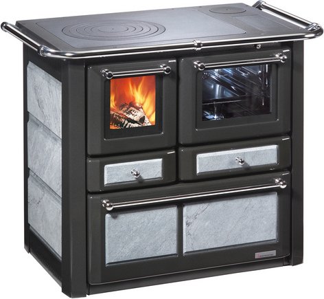 WESTMINSTER Holzherd »K85F«, Heizleistung: 6 kw - grau