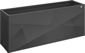 BIOHORT Hochbeet »X-Design«, BxHxL: 53 x 77 x 201 cm, Fassungsvermögen: 1419 l, Metall - grau