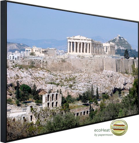 Thumbnail - papermoon Infrarotheizung »EcoHeat - Parthenon Athen«, Matt-Effekt - bunt
