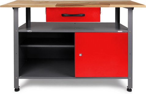 Ondis24 Werkbank »Klaus«, BxHxT: 120 x 85 x 60 cm, Metall - grau