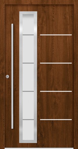 Splendoor Sicherheitshaustür »SPLIT Prime RC2«, Aluminium, in nussbaum - braun