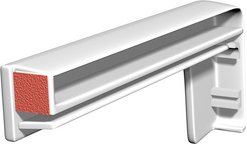 SAREI Schlagregendichtset, 500 x 8 x 125 mm, Weiß, Butyl - beige