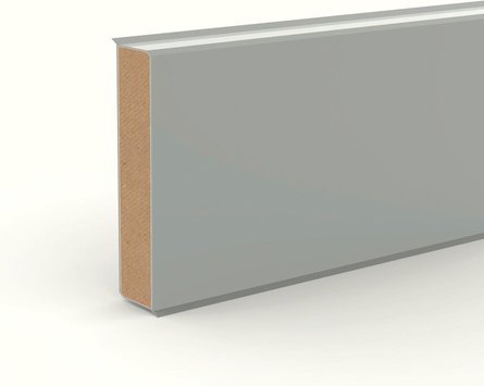 Döllken Sockelleiste »Cubica 60«, abruzzo, PVC, LxHxT: 250 x 6 x 1,3 cm - grau