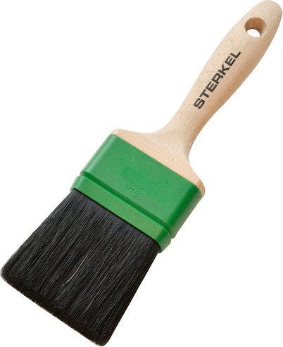 Sterkel Flachpinsel, 6 cm, Kunstfaser | FILLPRO - schwarz