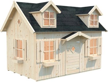 PALMAKO Spielhaus »Marie«, Holz, BxHxT: 320 x 234 x 222 cm (Außenmaße inkl. Dachüberstand) - braun