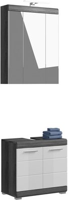 Thumbnail - xonox.home Badmöbel-Set »Scout«, 2-teilig - weiss | silberfarben