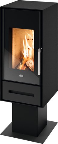 BLAZE Kaminofen »Teresa«, schwarz, Metall, 8 kW, Dauerbrand geeignet