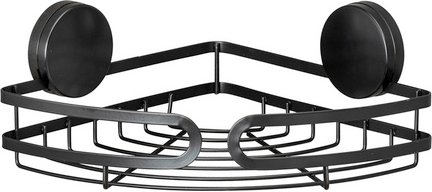 WENKO Eckablage, BxL: 27 x 20,5 cm, schwarz