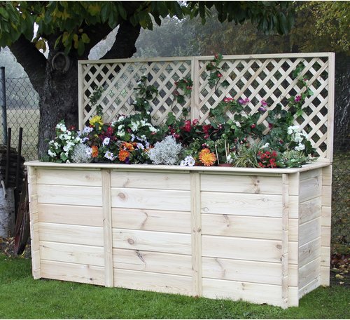 PROMADINO Hochbeet, Kiefernholz - beige