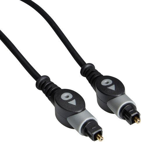 SCHWAIGER Lichtwellenleiter-Anschlusskabel, Schwarz