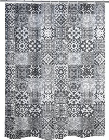 WENKO Duschvorhang, B: 180 cm - bunt