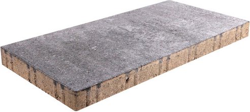 Mr. GARDENER Terrassenplatte »Premia«, LxBxS: 50 x 25 x 4 cm, weiß-anthrazit - grau